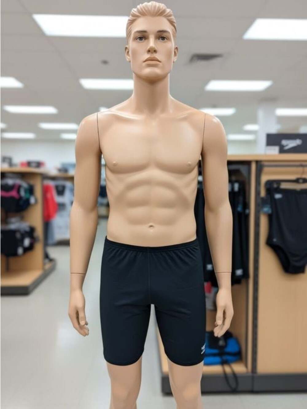 Men’s Speedo Endurance+ Black Solid Swim Jammer